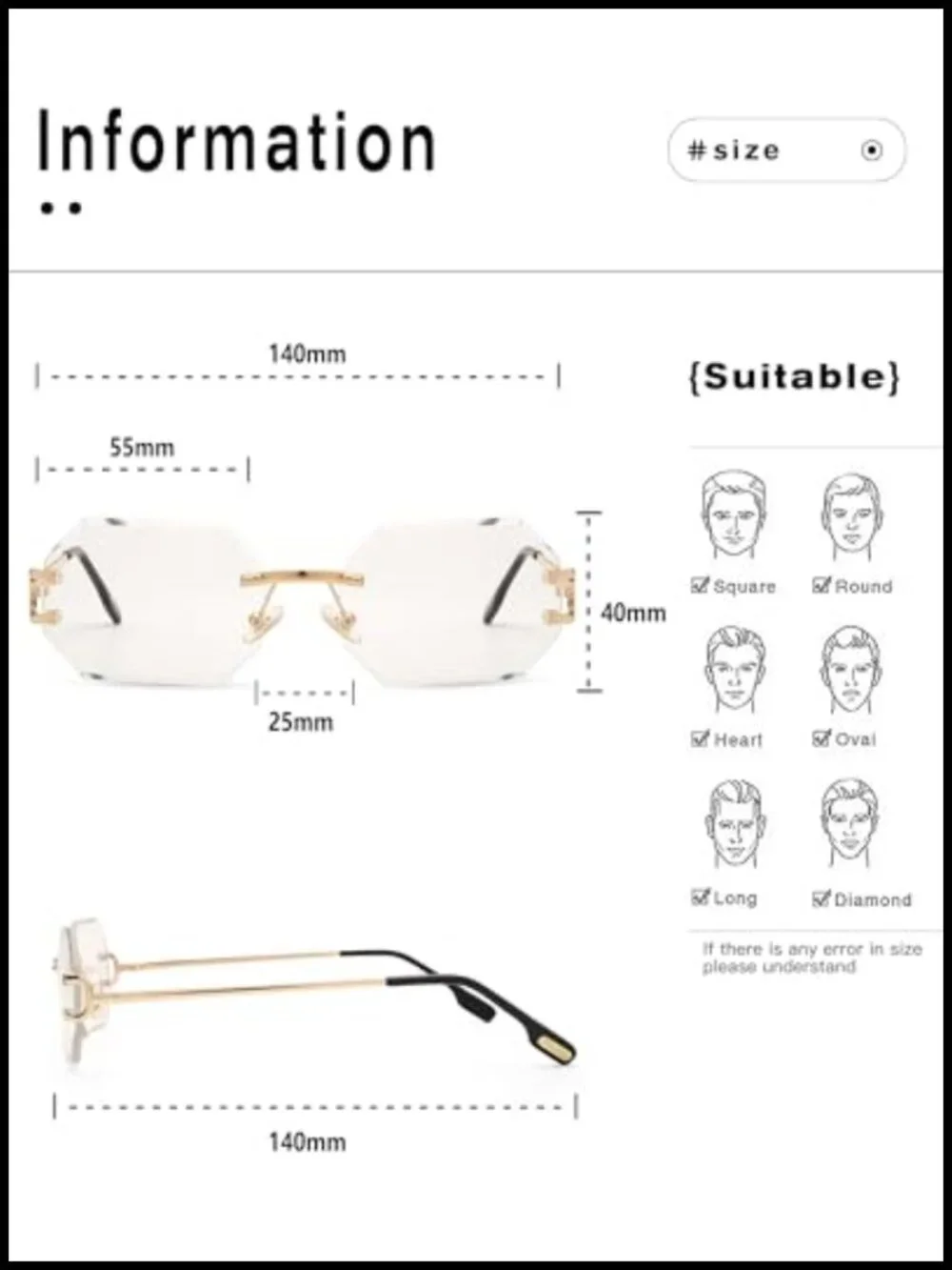 N/A these frameless